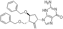 2-Amino-1,9-dihydro-9-[(1S,3R,4S)-4-(benzyloxy)-3-(benzyloxymethyl)-2-methylenecyclopentyl]-6H-purin-6-one