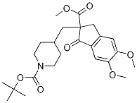 1-t-BOC-[4-((5,6-diMethoxy-2-Methoxycarbonylindan-1-on)-2yl)Methyl]piperidine