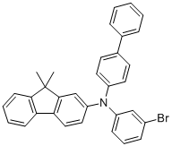 N-([1,1'-biphenyl]-4-yl)-N-(3-bromophenyl)-9,9- dimethyl-9H-fluoren-2-amine
